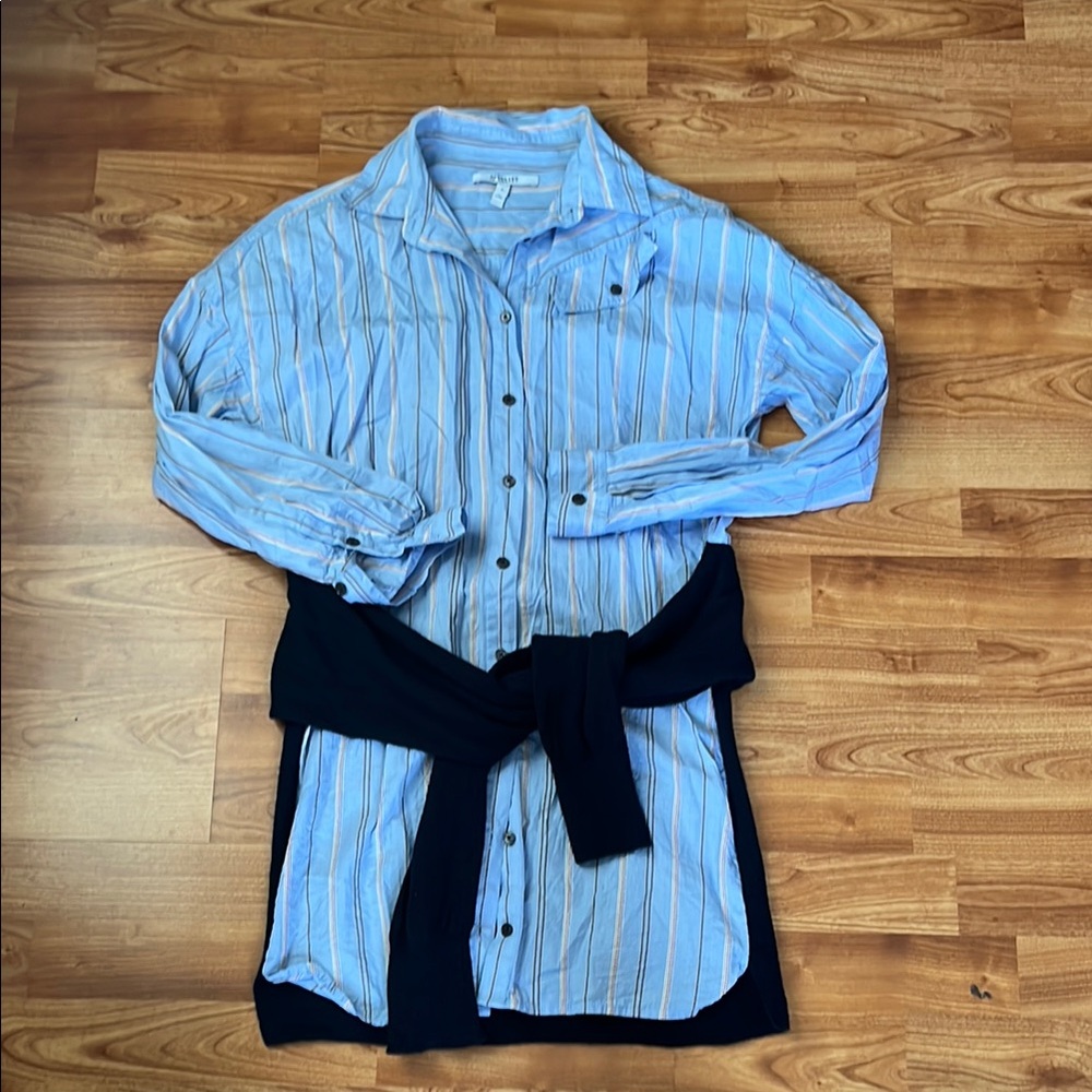 Derek Lam IÓ Crosby | Blue | Striped | dress | size 4